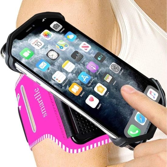 Brassard Sport Smartphone Brassard 3 En 1 Sport Brassard Sport 3 En 1 Cikyner - Support Téléphone Course à Pied Vélo 4.5-7 Pouces Brassard Réglable 360° Rotatif Ecouteur Running