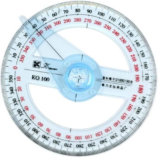 Rapporteur D'Angle En Acier Inoxydable 0-180° - Règle Angle Réglable Avec Goniomètre Précis