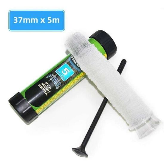 Steowsey Recharge PVA Soluble 37 Mm × 5 M – 3 Rouleaux, Filet Micro-Mesh Pour Carpe, Bouillettes, Graines, Pêche Au Coup