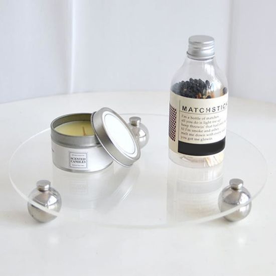 Cabilock Plateau de rangement en plastique acrylique transparent pour salle de bain Cabilock Plateau de rangement en plastique acrylique transparent pour salle de bain