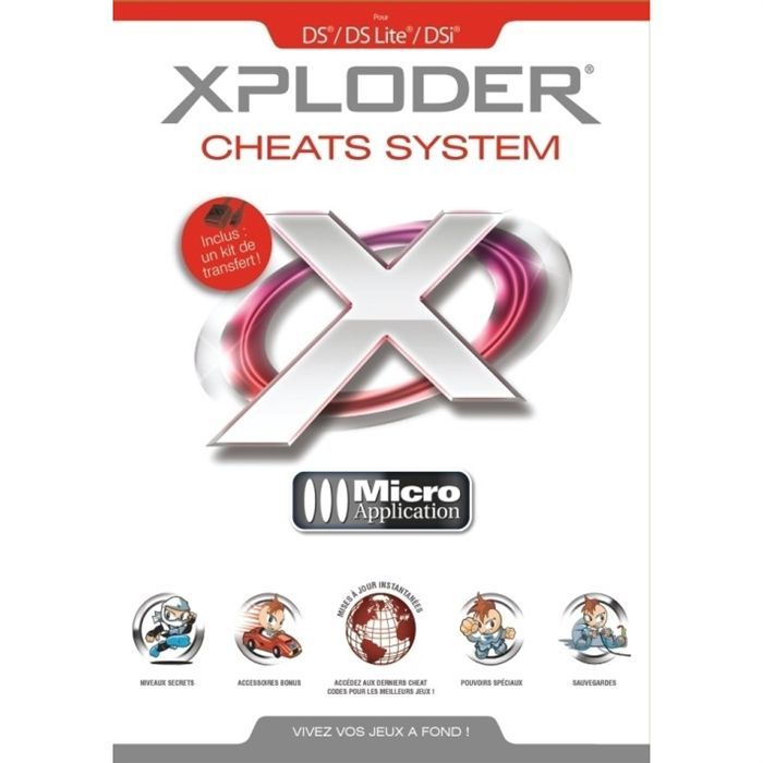 GAMME XPLODER CHEAT / Jeu DS
