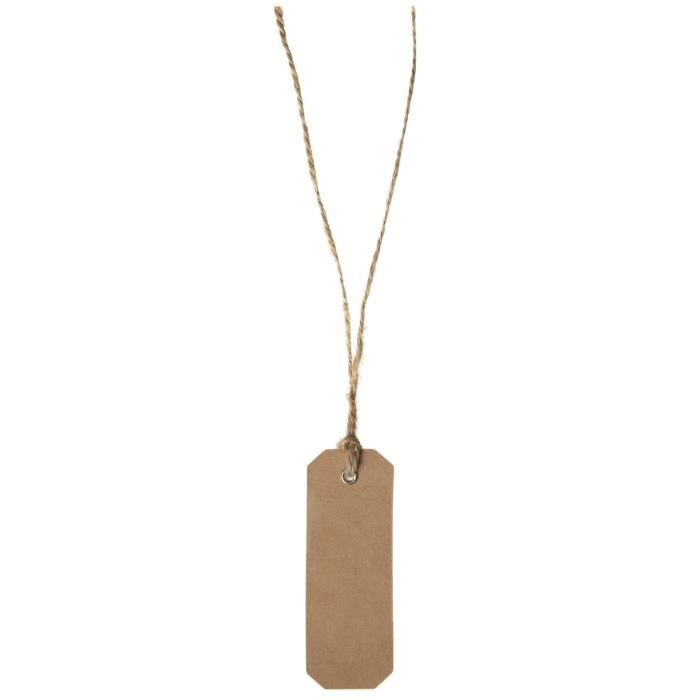 SANTEX Marque-place rectangle avec cordon