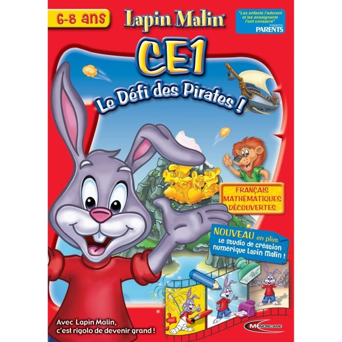 Lapin Malin Ce1 Le Défi Des Pirates Mac - vue 2