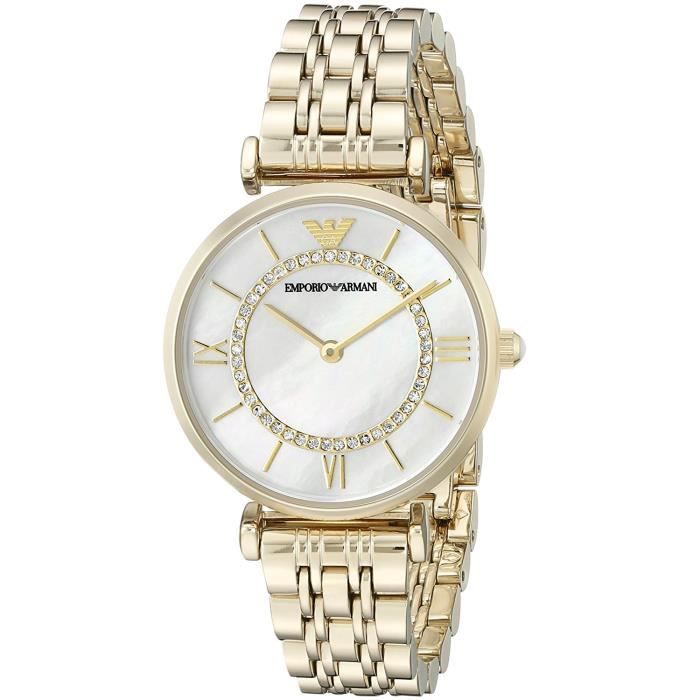 Montre Emporio Armani Femme AR1907 Montre bracelet quartz analogique en acier inoxydable