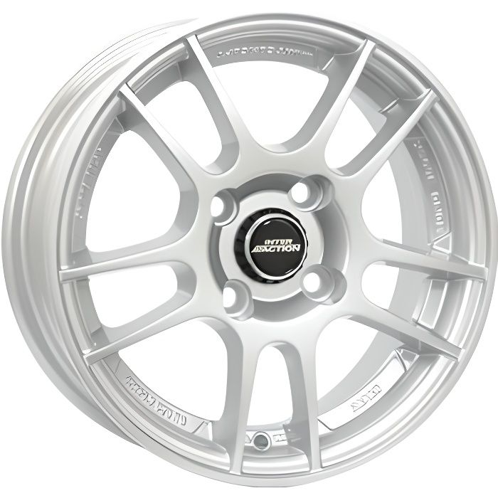 INTER ACTION-JANTE ALU 5,5X13 IA SPIDER S093 4-100 ET38 CH73,1-Silver