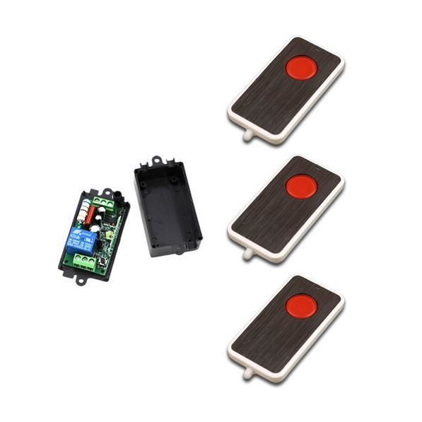 Nouveau AC 220 V 10A Relais 1CH 315 MHz 433 Mhz RF sans fil À Distance Commutateur de Commande À Distance émetteur + Récepteur