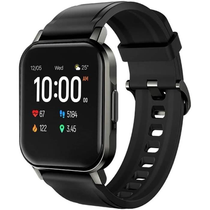 Montre Connectée,Smartwatch Bluetooth 5.0 Tracker d'Activité avec Fréquence Cardiaque Podomètre Sommeil Contrôle de la Musique Messa