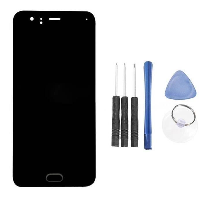 Ecran complet +LCD vitre tactile sans fonction d'empreinte digitale Xiaomi Mi6 MI 6-Noir la34854
