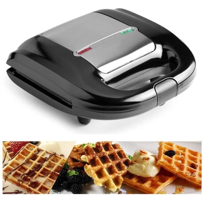 GAUFRIER AISHANG Mini gaufrier Moule en Acier Inoxydable 220V 750W Machine multifonctionnelle de Fer controcircle Automatique de694