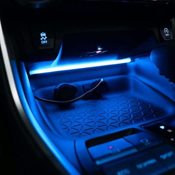 Couleur bleue Bande Lumineuse de Tableau de Bord, Lumière d'Ambiance pour Toyota Rav4 2019 2020 2021