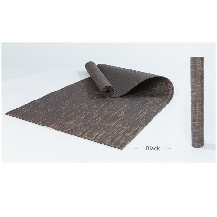 Tapis de sol,Tapis de Yoga antidérapants, sol de gymnastique écologique, exercice, Fitness, d'extérieur, - Type grey-183cmX61cmX5mm