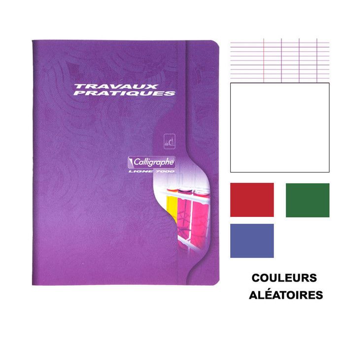 cahier Travaux Pratiques piqué 17x22, 96p séyès…