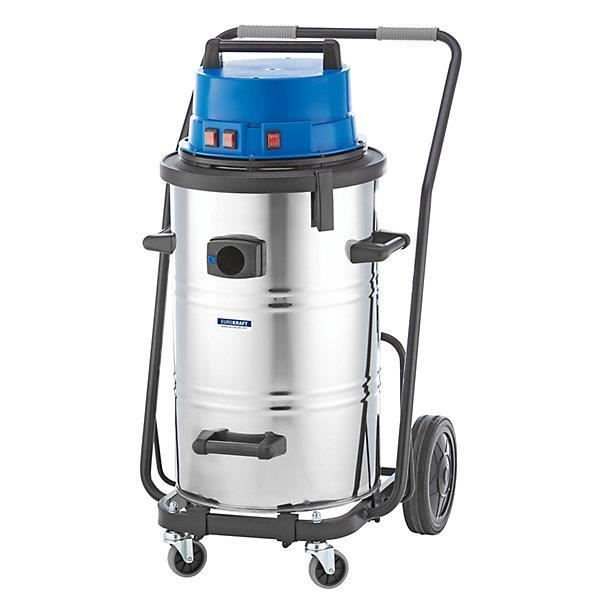 EUROKRAFT Aspirateur eau et poussières - aspirateur industriel, 3600 W cuve 95 l - appareil aspirateur appareils aspirateurs