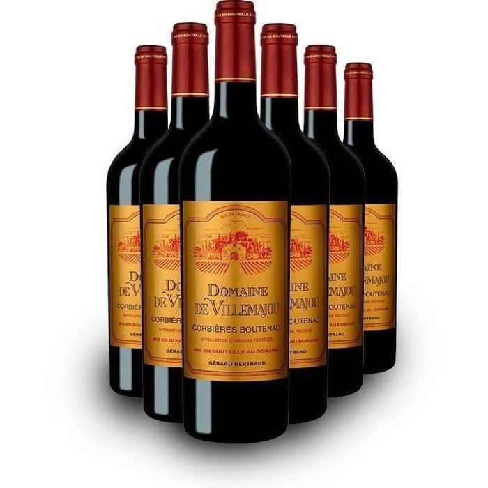 Domaine de Villemajou 2019 Corbières - Vin rouge x6
