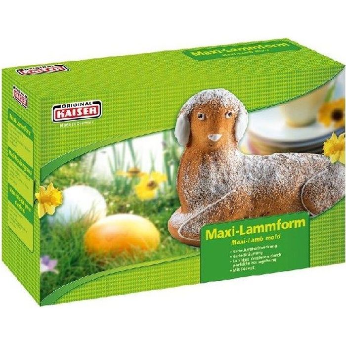 Moule à gâteau forme agneau maxi anti-adhésif 2 L