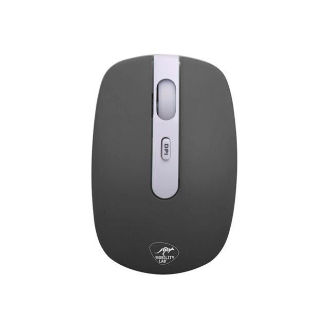 Mobility Lab Souris Sans fil Rubba Mouse Grise - Technologie Silent clic