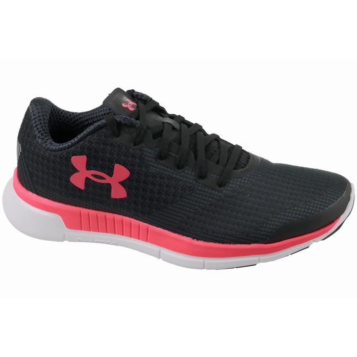 UA W Charged Lightning, Femme, chaussures de running, Noir