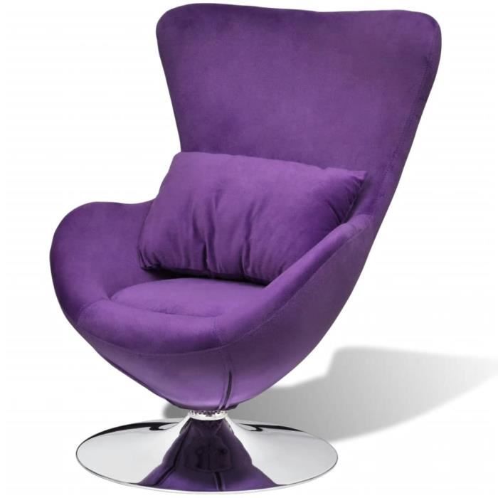 Fauteuil en forme d’œuf avec coussin Petit