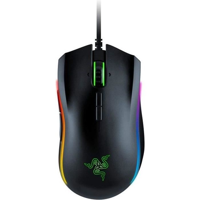 Razer souris Mamba Elite Performances Esports Souris de Jeu Ergonomique