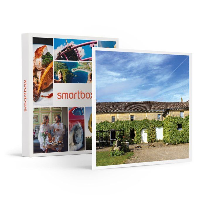 Smartbox - Escapade de 2 nuits et dîner dans un établissement de charme en France à 2 - Coffret Cadeau - 135 maisons d'hôtes, gîtes