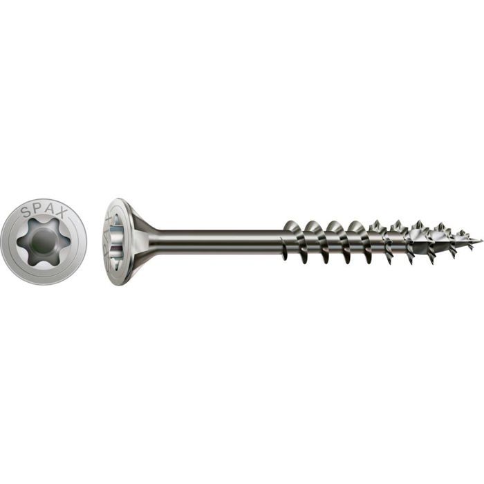 Vis a tete fraisée SPAX SeKo T-STAR plus 5,0x 40/27 A2 (Par 200)