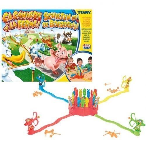 Tomy - Jeu de société - Ca canarde à la ferme