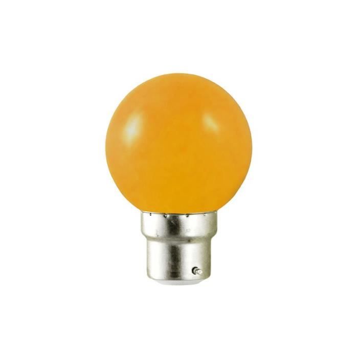 LED B22 DECO - Couleur - Orange