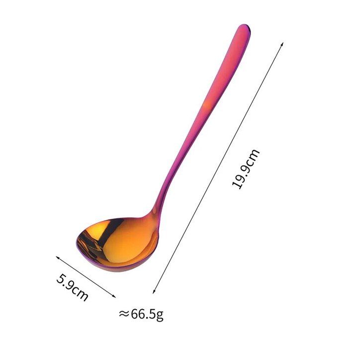 Louche à Soupe Litensh - 35 Cm En Inox 304 Avec Manche En Bois