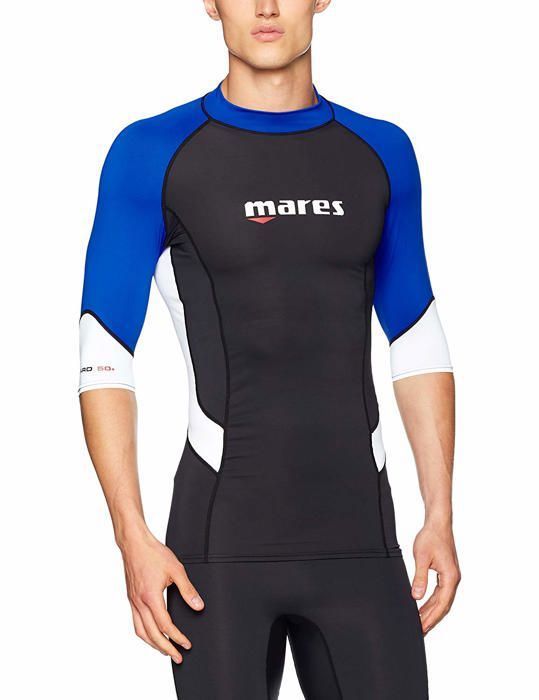 Top de glisse - lycra de glisse Mares - 412552 - Rash Guard Rash Guard Shirt Homme (Lot de 1)