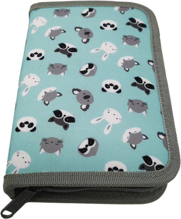 Ferocity Trousse Scolaire 3 Compartiments pour Fille Sac étui à Crayons