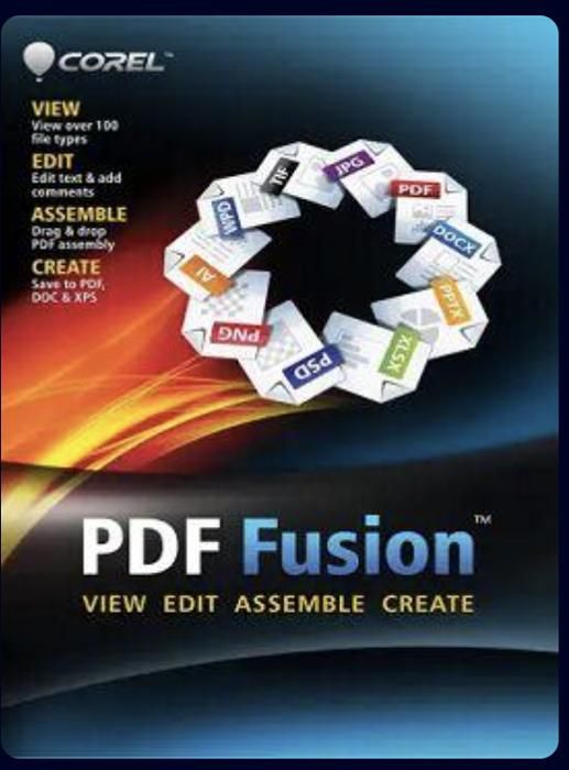 Logiciel – Corel – PDF Fusion 3 – Licence perpétuelle – Activation instantanée – 1 PC Windows
