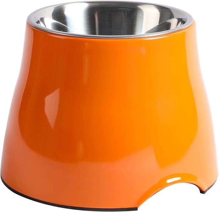 Meilleurs prix pour Gamelle en acier inoxydable pour chien, gamelle de riz pour chien, gamelle de nourriture pour chien de grande capacité, orange, tai