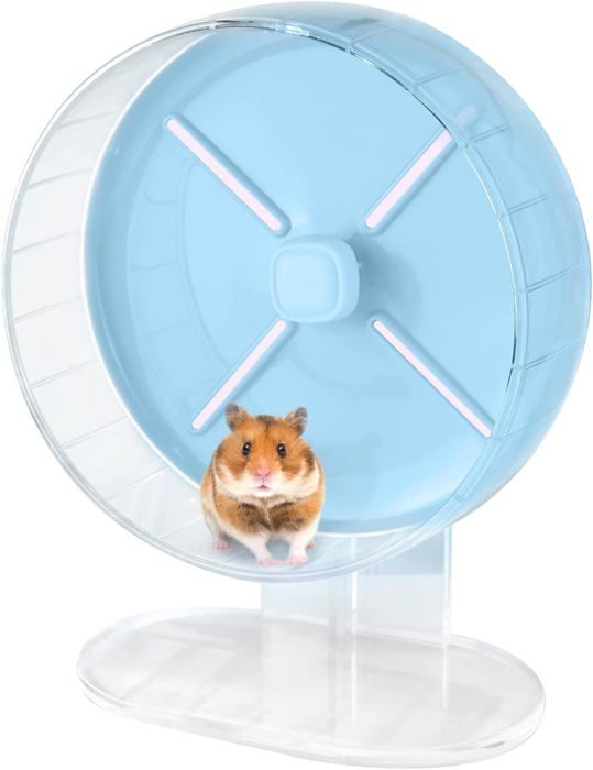 Comparer les prix de Roue de Hamster 26 cm – Roue super silencieuse ajustable pour hamsters gerbilles et autres petits animaux.
