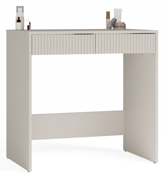 MARINA 2S - Bureau avec 2 tiroirs - Beige Cachemire