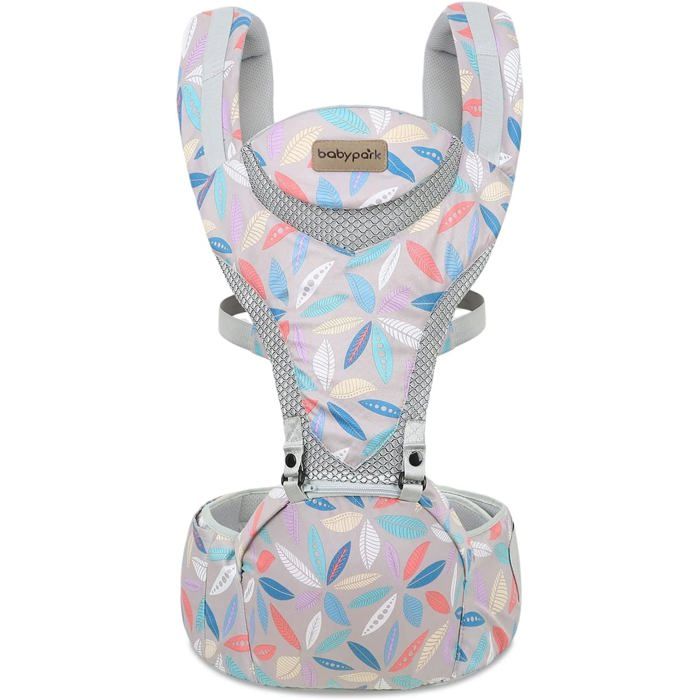 Porte-bébé avec siège à hanche pour nouveau-né à tout-petit 9-en-1, porte-bébé pour hanche de