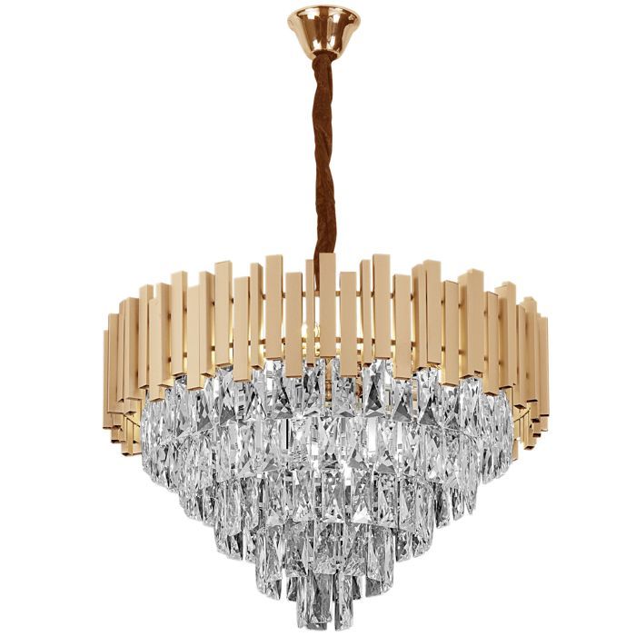 Lampe Suspendue De Plafond Toolight G052-Cp Lampe Pendante Au Plafond Or 85X58X40Cm
