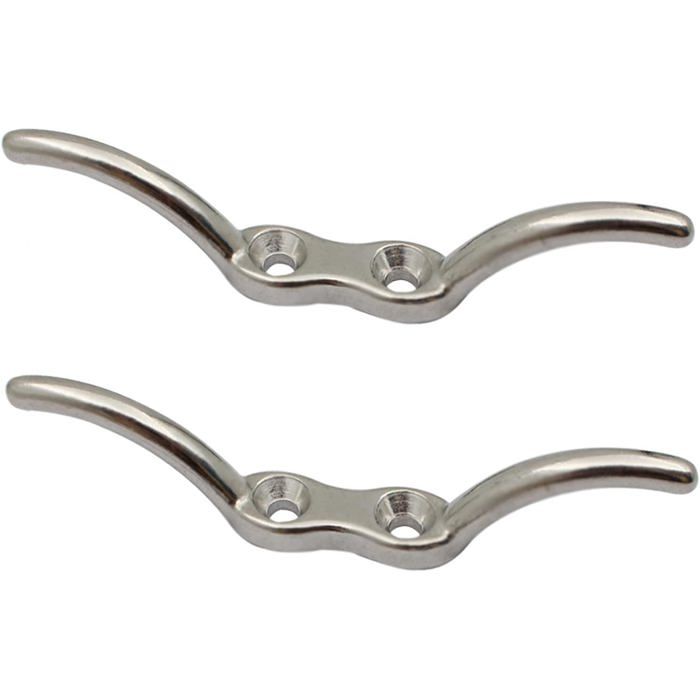 Taquet Bateau 2 Pack - Crochet Amarrage Inox 316 Pour Yachts Et Mâts De Drapeau