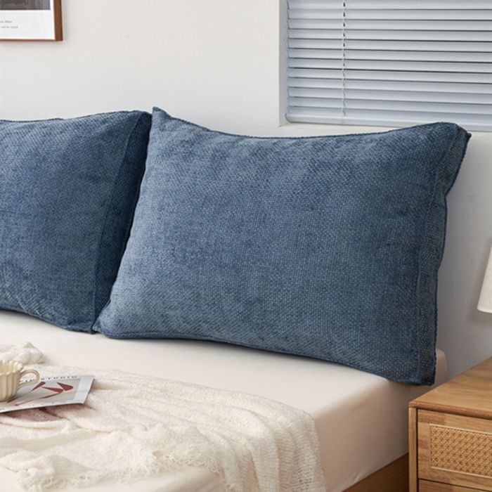 1 Piece Coussin de lit épais pour tête de lit 80cm dossier canapé modulable appui-dos fenêtre housse amovible lavable