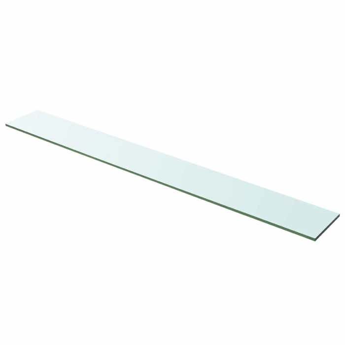 BONNIE®Panneau pour étagère - Verre transparent - Étagère Décoration pour Maison Cuisine 100 x 12 cm qacj3028