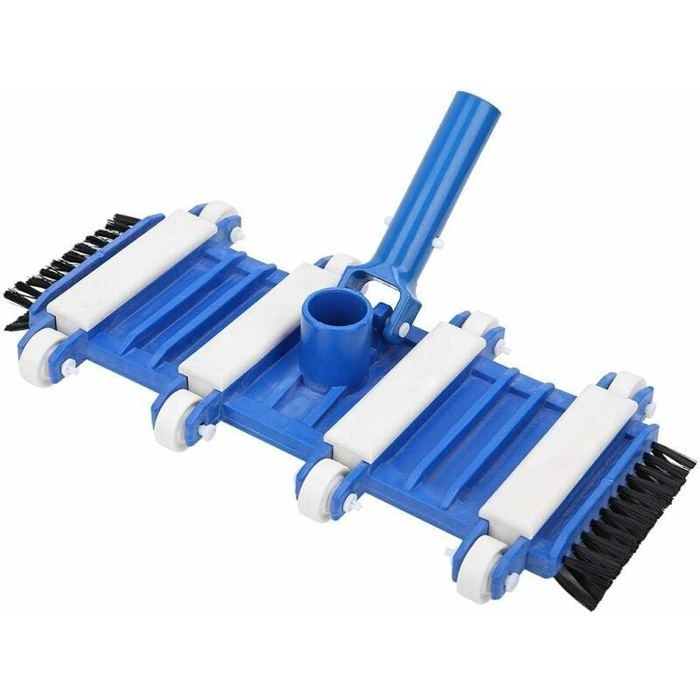 Tête daspirateur pour piscine - MICH - Brosses latérales - Roues flexibles - Nettoyage efficace