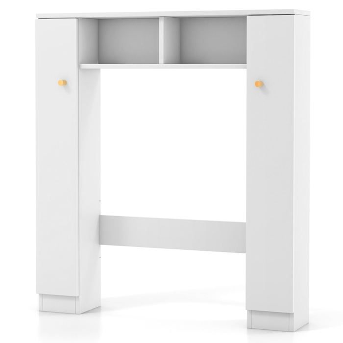 Meuble de rangement au-dessus des toilettes 57 5 x 18 x 80 5 cm gain de place Meuble de rangement au-dessus des toilettes 57 5 x 18 x 80 5 cm gain de place