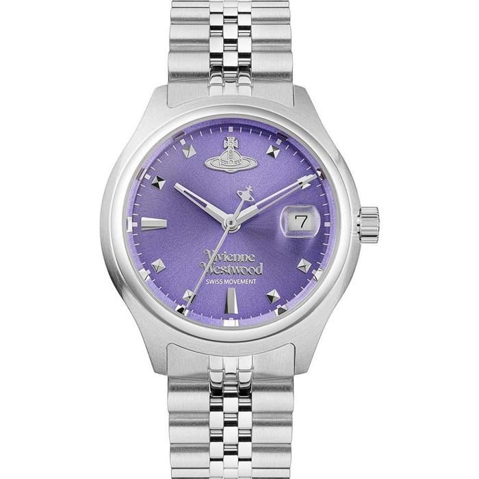 Montre Femme - VIVIENNE WESTWOOD - Lyra VV311PPSL - Cadran nacre rose - Boîtier acier 32 mm - Quartz 5 ATM