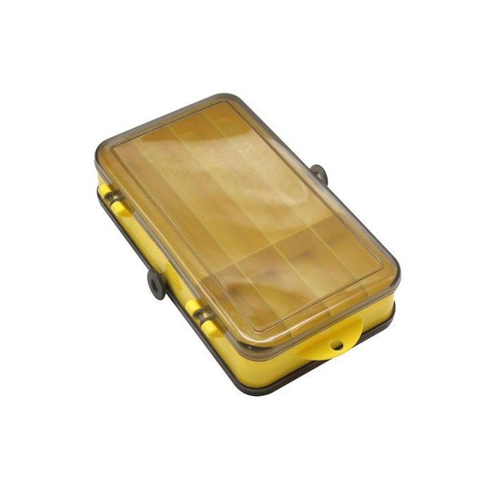 Boîte de rangement étanche pour appâts et accessoires de pêche 13 compartiments double face.