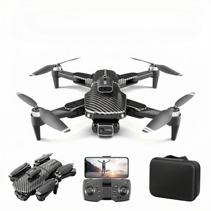 Drone - PARAMOUNT CITY - Pliable Double Caméra 1080P - Évitement dobstacles - 2 batteries - 15 min autonomie
