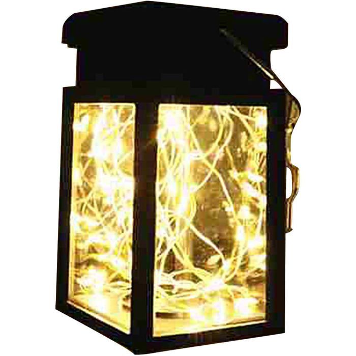Lanterne Solaire Suspendue - Lanternes Solaires pour Patio Lampe suspendue de jardin bougies pour décoration de fête