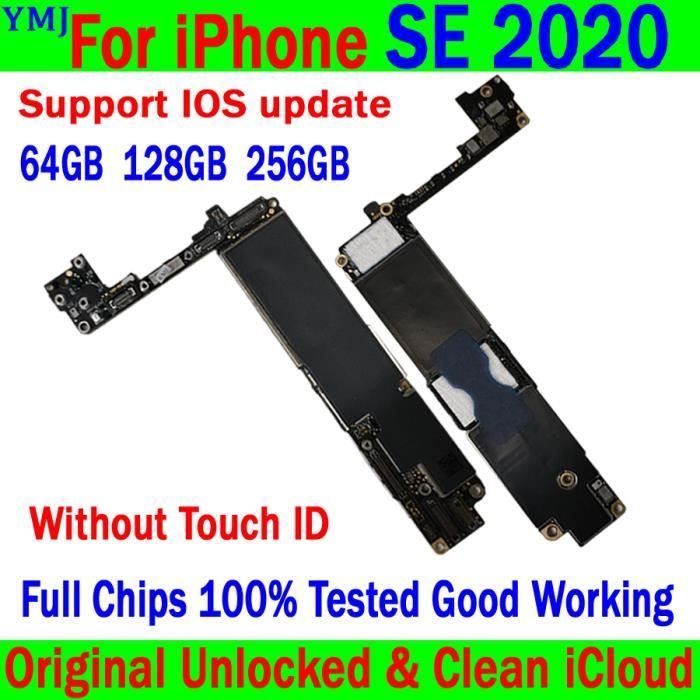 Carte Mère IPhone SE 2020 64Go - Originale Mais Défectueuse - Pour Pièces Ou Swap