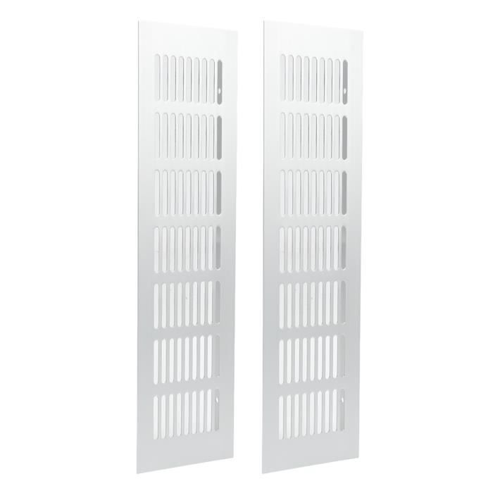 Grille Aeration - 60 X 245 Mm - Grille Aeration Rectangulaire Pour Le Mobilier - Grille D