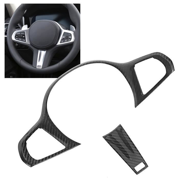 Garniture Intérieure Fibre Carbone Pour Ford Mustang 2015-2018 - Panneau Décoratif Noir - Pose Adhésive - 8