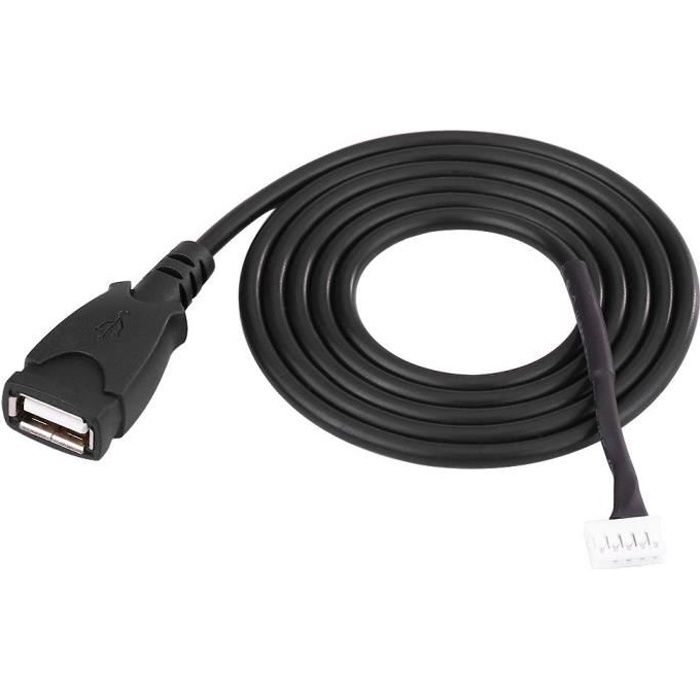 BOYOU Câble Adapteteur Audio, Autoradio Interface USB Câble pour Peugeot 307 308 407