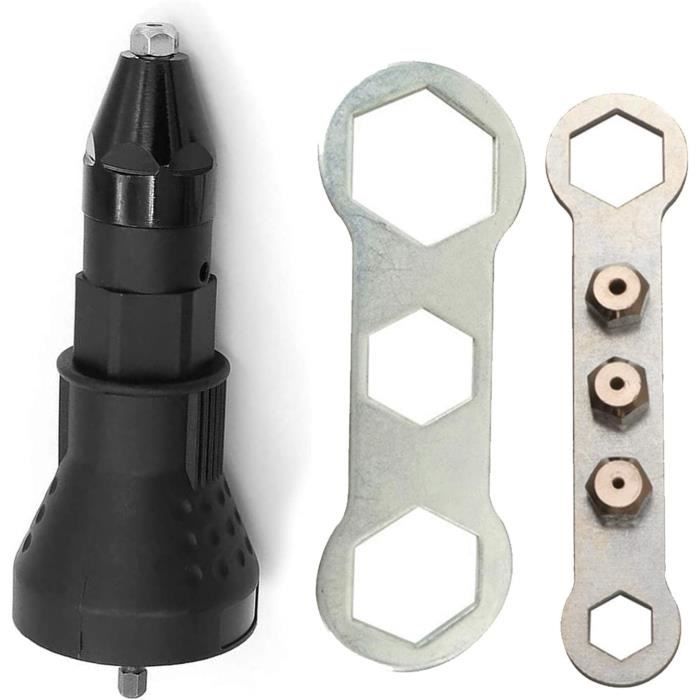 Adaptateur Pour Pistolet à Rivets Aveugles – Électrique – Embouts 2,4 à 4,8 Mm – Neuf